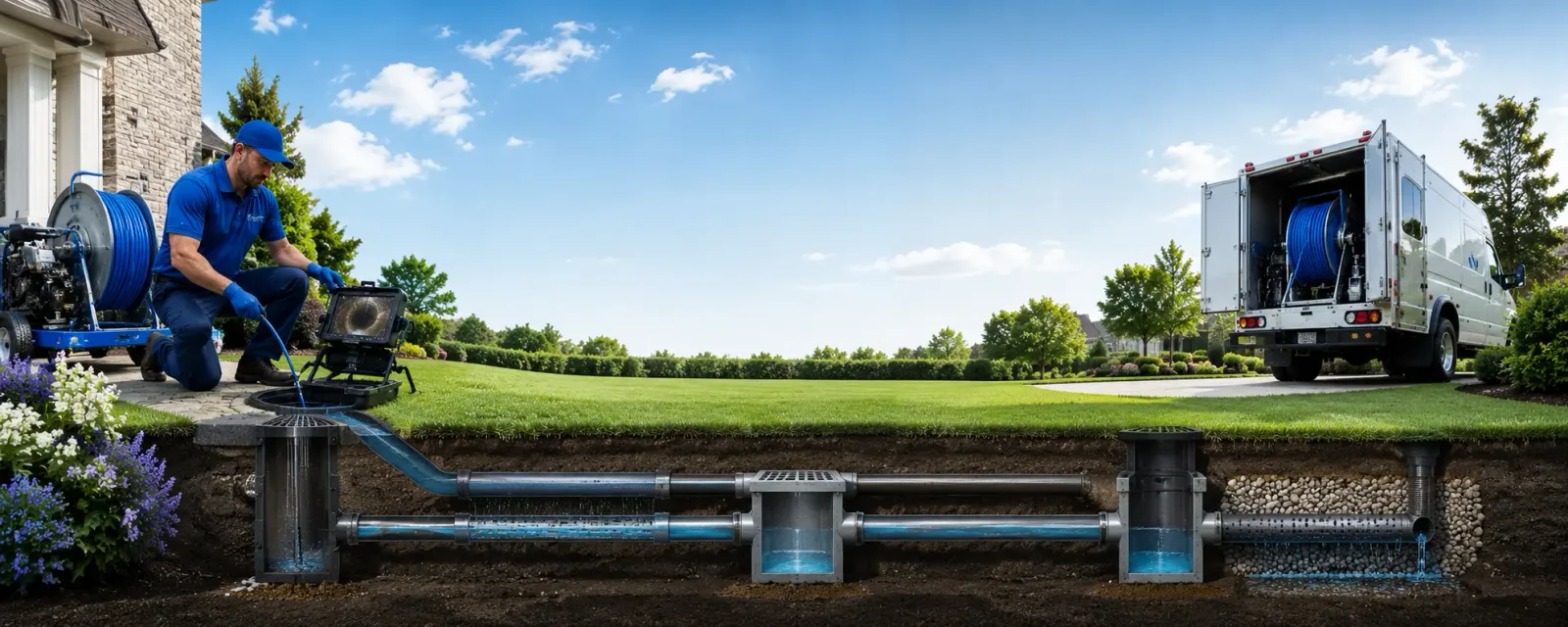 Outdoor drain cleaning information for Tewksbury, MA